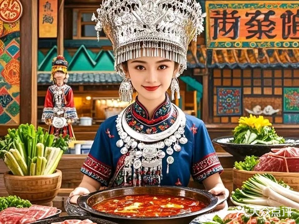 贵州里酸汤鲜切牛肉火锅