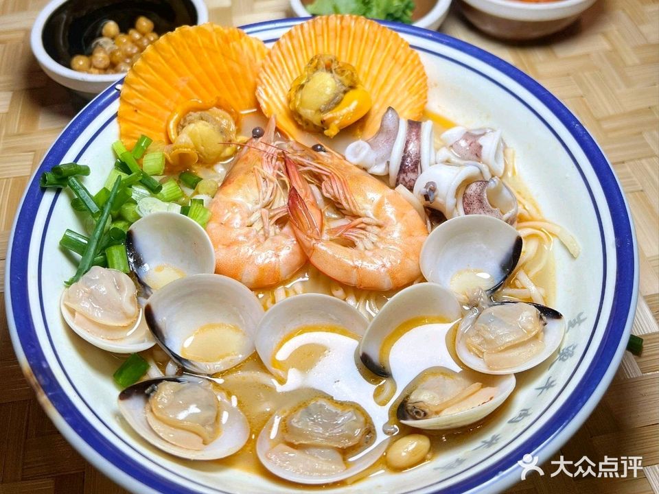 黑姊妹海鲜的面