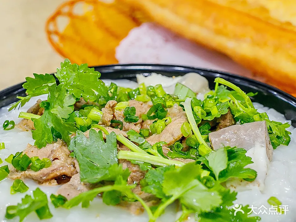 范叔现切猪杂粥炒菜