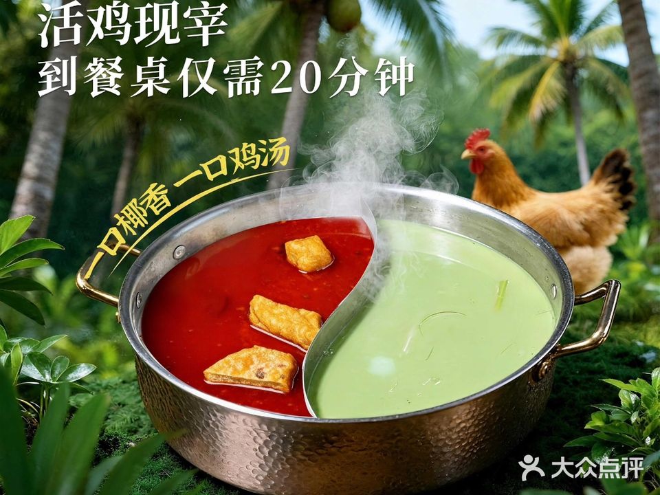 老窄巷糟粕醋·琼C椰子鸡(石梅湾店)