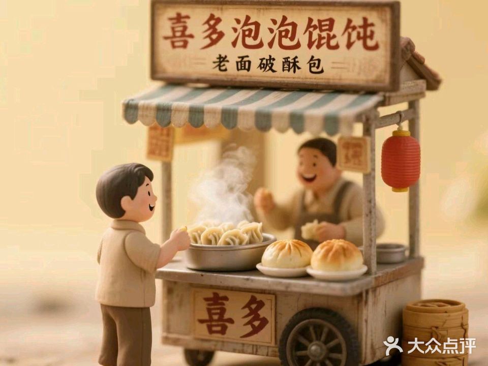 喜多泡泡馄饨老面破酥包·千层花卷(安粮兰桂花园店)