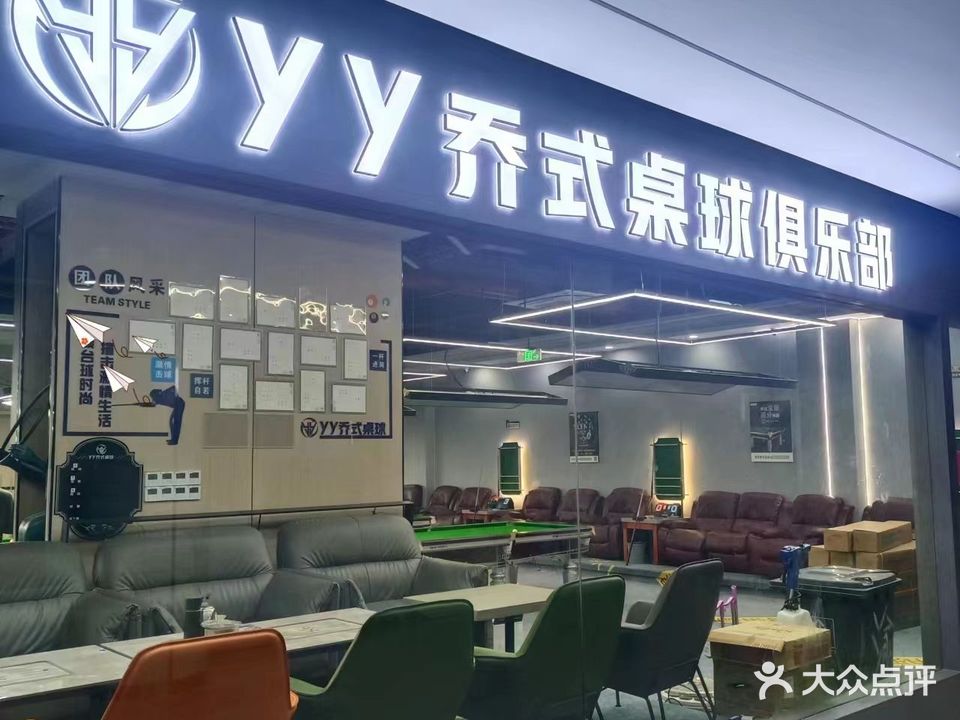 yy乔氏桌球俱乐部(鸿翔万体广场店)