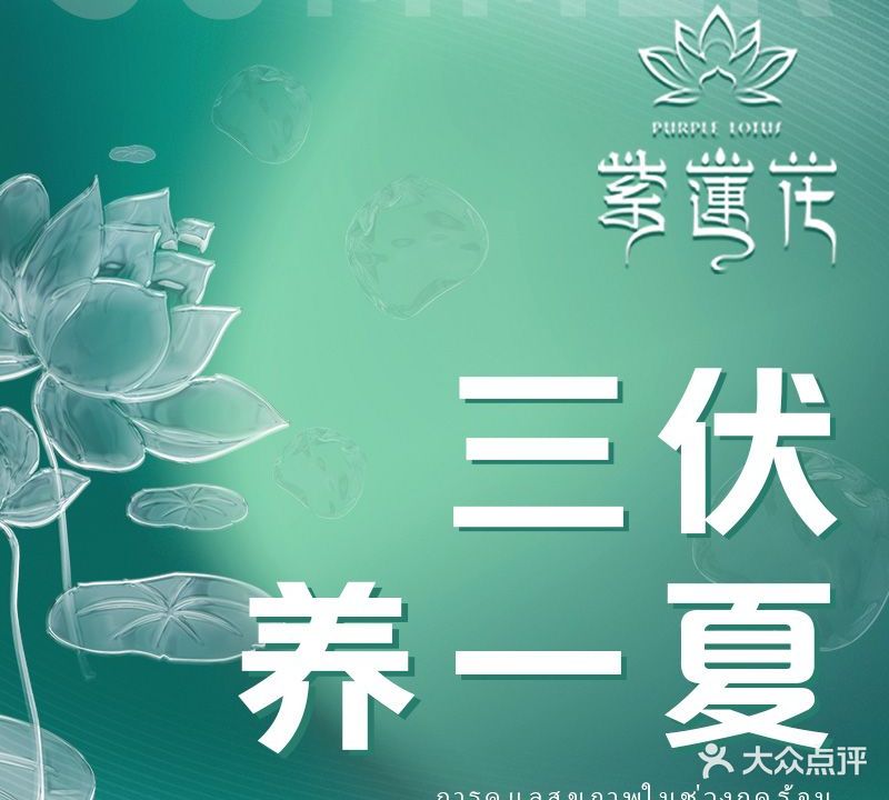 紫莲花足道养生