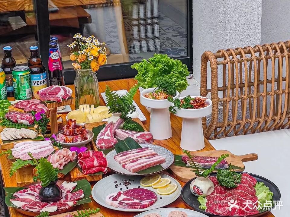 大象希言·庭院烤肉·会议团建围炉冰茶(三圣乡店)