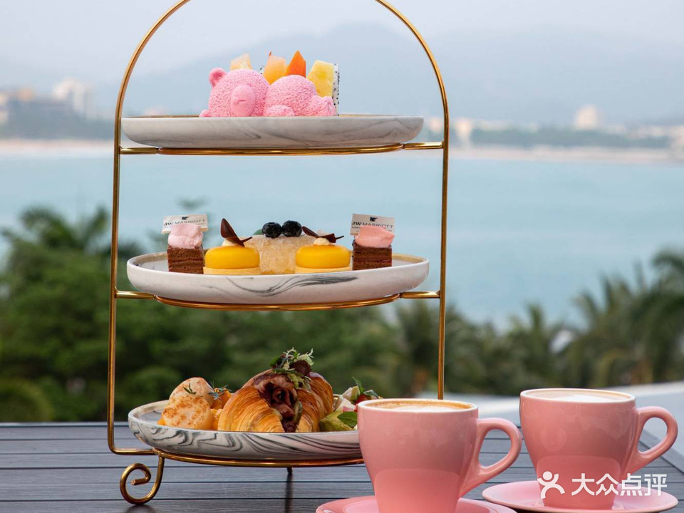 大堂吧·海景露台·下午茶甜品(三亚山海天JW万豪酒店)