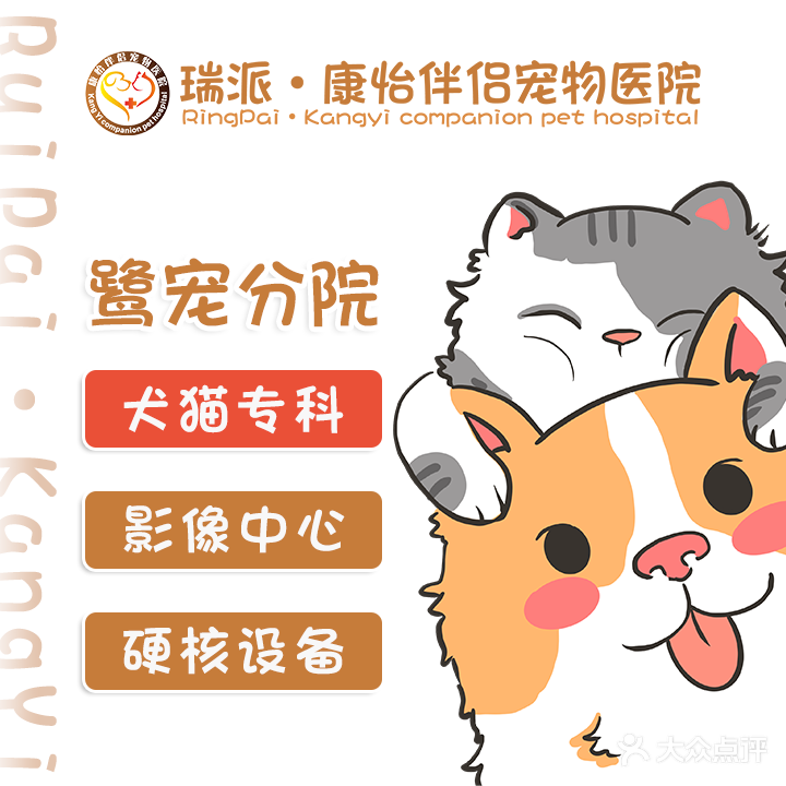 瑞派鹭宠宠物医院·犬猫医疗中心·微创绝育