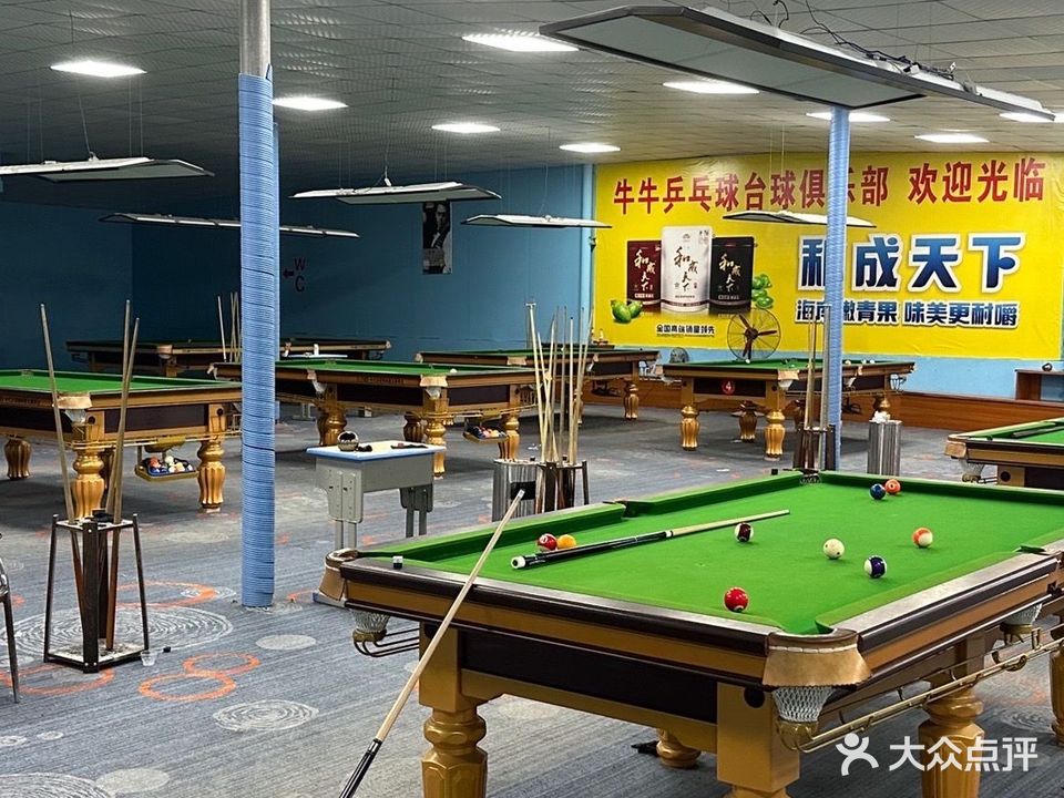 牛牛乒乓球台球俱乐部