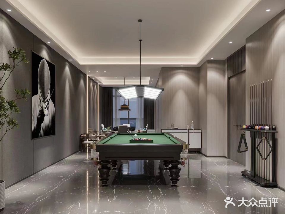 乐在棋中台球棋牌室小碗菜茶室