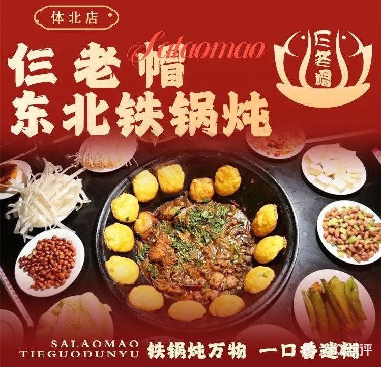 仨老帽铁锅炖鱼(体北店)