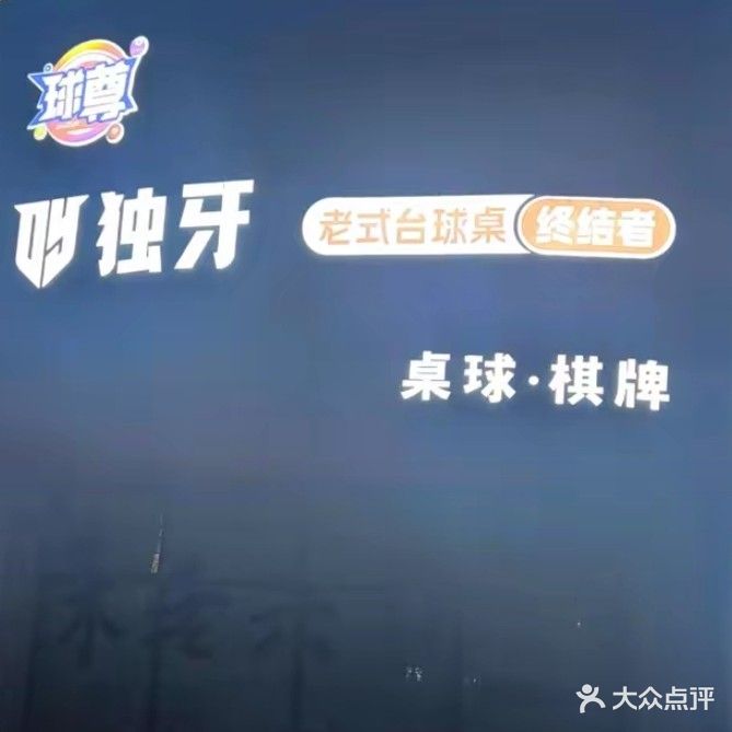 球尊独牙桌球俱乐部