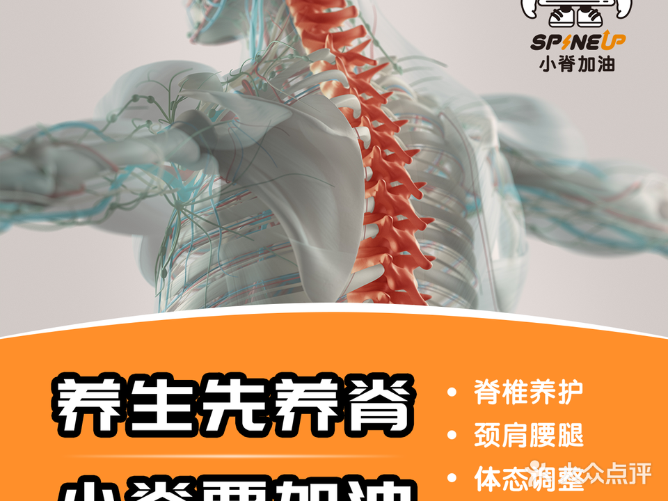 小脊加油·颈肩腰腿·体态调整·脊椎亚健康(火炬凯茵店)