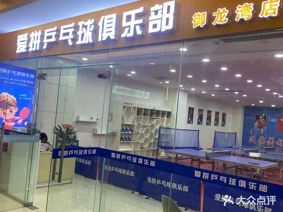 爱拼乒乓球俱乐部(御龙湾店)