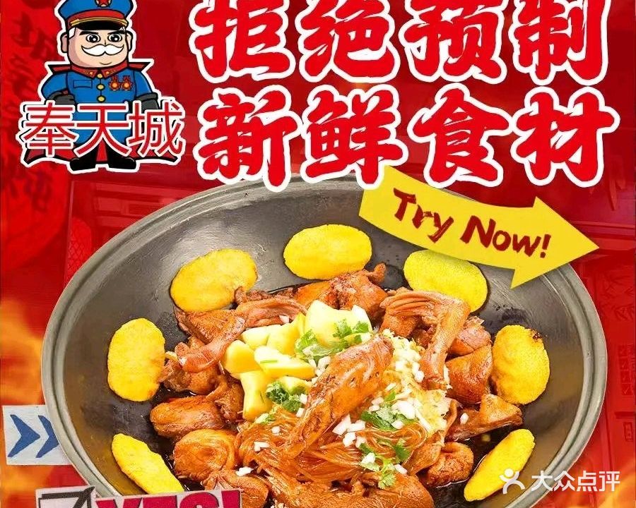 奉天城·东北菜·铁锅炖(西安公馆店)
