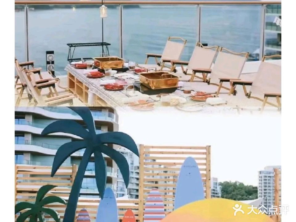 海景天台露营烧烤·扎啤·宵夜(三亚山海天JW万豪酒店)