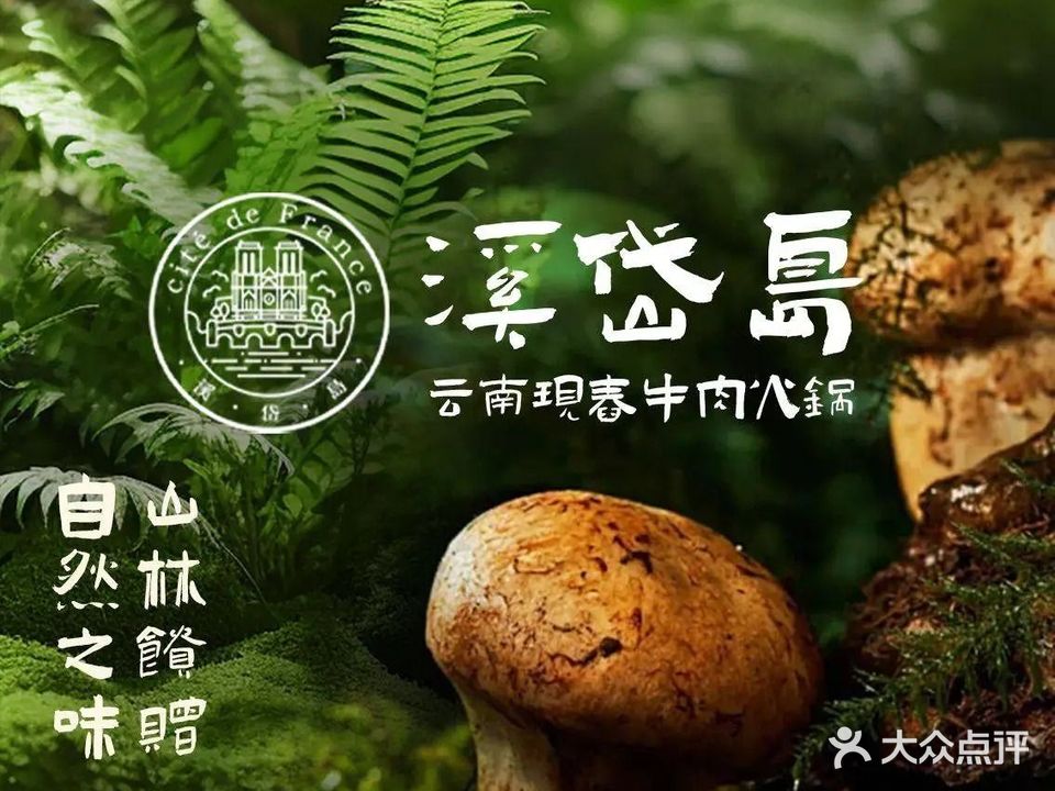 溪岱岛·野生菌现舂火锅(静宁南路店)