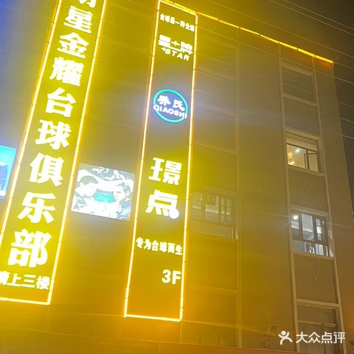 明星金耀台球俱乐部(文理学院店)