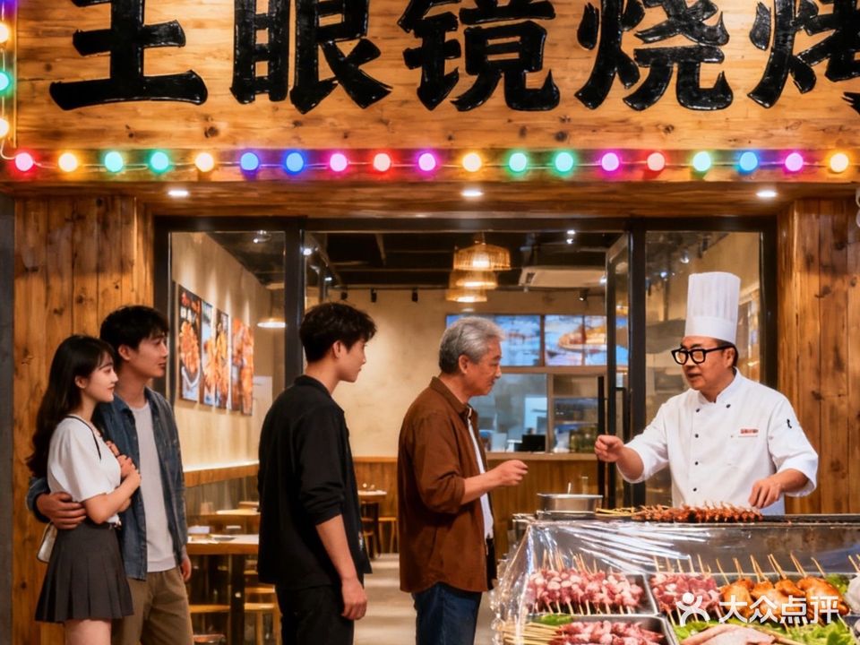 王眼镜烧烤店