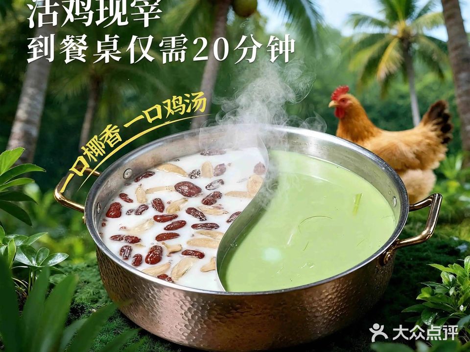 琼c斑斓椰奶鸡·椰子鸡火锅(神州半岛店)